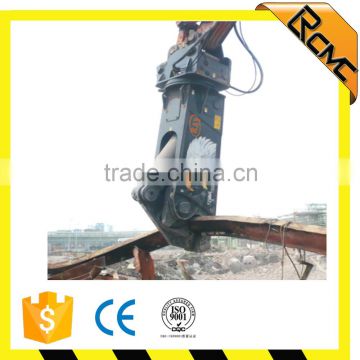 fully rotating scrap shear for demolition steel structures