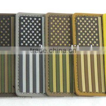 rubber badge,PVC patch,USA FLAG PVC patch