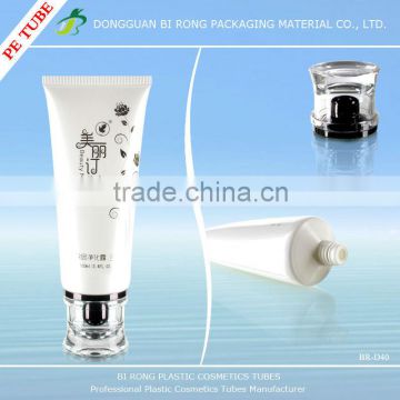 Plastic White Pearlized Hot-stamping Packaging Tubes