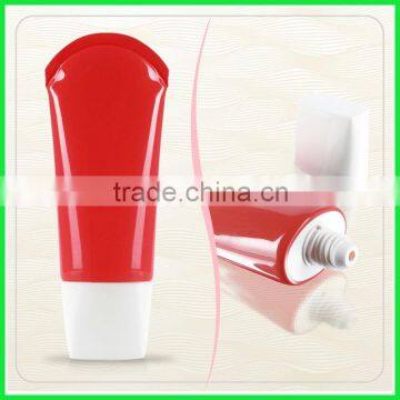 100ml Oval Cosmetic Plastic Tubes with Arc-shaped Edge Sealing