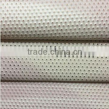 brush backing embossed pvc leather for bags