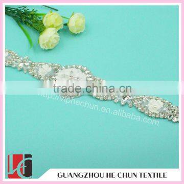 HC-2100 Diamond Rhinestone Appliques Patch For Wedding Formal Dress ,Wholesale High Quality Hot Fix Rhinestone Applique