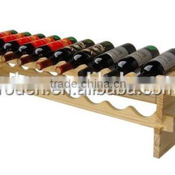 Wholesale Wooden Wine Rack Wine Storage Holder Display In Retail Shop Or Super Market