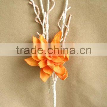 high quality artificial faux single head flowers with realistic-looking twigs popular corner decorative flowers