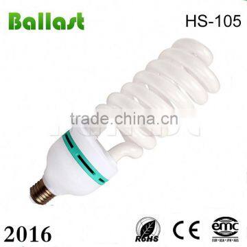 Half spiral 105W photographic equipment triphosphor