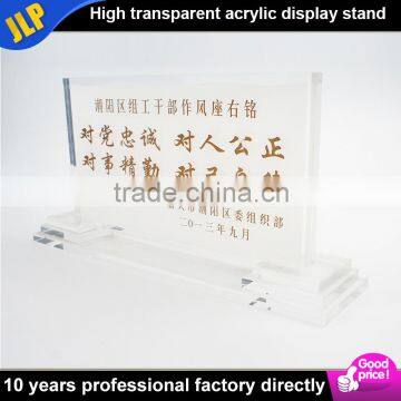 Wholesale Resturant A5 Size Table Menu Stand A4 Acrylic countertop holder