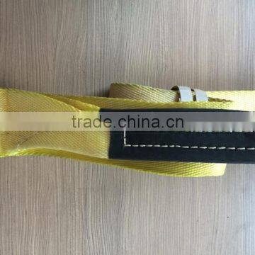 40T Heavy-lift Polyester Webbing Sling With Eye Hook for Lifting Cargo
