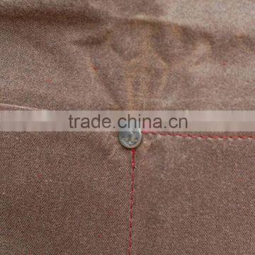 Waxed Canvas Apron With Leather Trim For Work Quality Choice