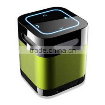 Aireego newest sales promotion mini music box outdoor bluetooth speaker with touch screen