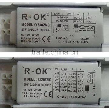 Ballast - Magnetic and Electronic - 18w, 36w, 65w photo-2