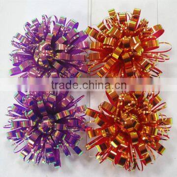 Various Iridescent Plastic Curly Ribbon Bow