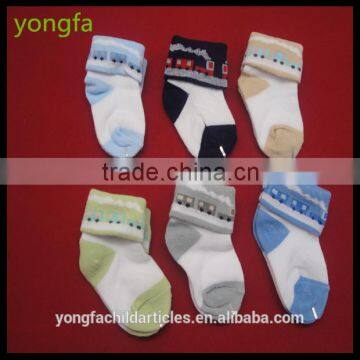 Wholesale solf cotton newborn baby socks