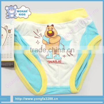 Cartoon Bear Pattern Super Man Boy Brief For Baby And Children