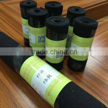 Fire-retardant, noise insulated, warmkeeping subfloor rubber underlay as sound barrier in floor