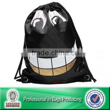 Lead-free 100% Recycled polyester waterproof cinch drawstring bag