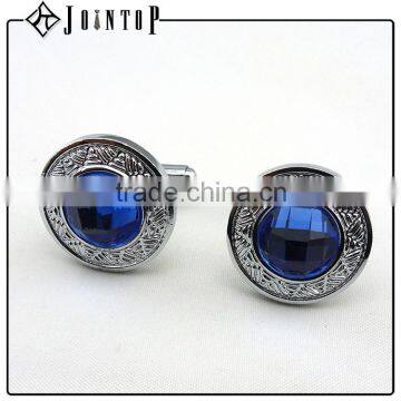 hot sale custom made oem fashion women's knurl the cufflink