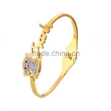 Creative Cute Cartoon Characters Crystal Bangles Christmas Gift