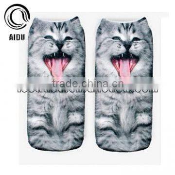 No Show Custom Sublimation Photo Print Socks photo-2