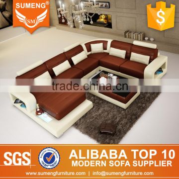 Sumeng low price made in china leather sofa