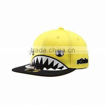 Cotton sports cap with embroidery