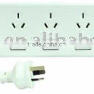 Australian SAA power strips, power board with cable H05VV-F 3X1.0