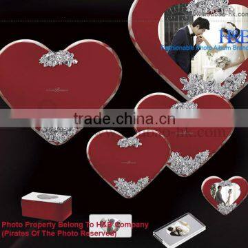 Elegant Heart Shade Spiral Binding Photo Album Digital Photo Album photo-2