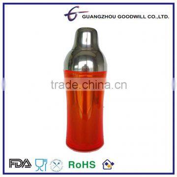 500ML S/S + Plastice Double-wall Cocktail shaker