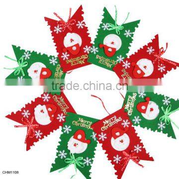 green and red snowman hanging bunting flags christmas bunting hanging banners