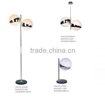 Night bed lamp CE nickel floor lamp