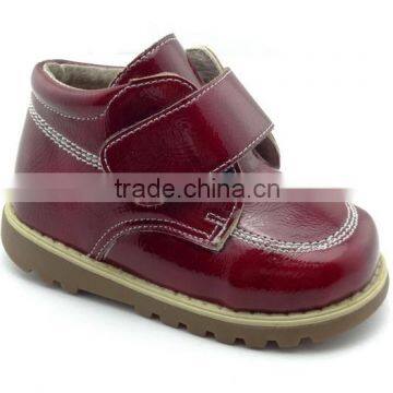 wine red kids orthopedic shoes boys shoes