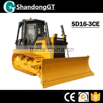 Shantui 160hp bulldozer SD16-3 for logging with the back tail link and the Roll Over Protection Structure