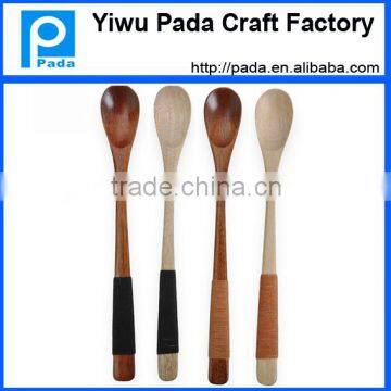 Wooden long coffee stirring spoon