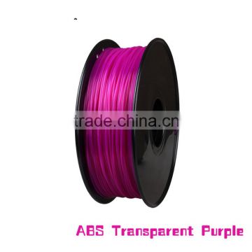 Industrial 3d printer resin 3D Printer Material Filament ABS Transparent Purple