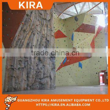 Outdoor Children and Adult Fiberglass Rock Climbing Wall