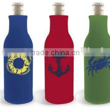2016 Collapsible Neorpene Beer Bottle Cooler for Promotion