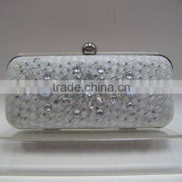 Crystal Hard Case Bridal handbag