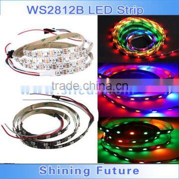 5050 SMD RGB 30LED/m Addressable Color Strip Light 5V Black PCB WS2812b led strip ip65