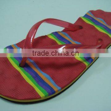 663 LOULUEN Wholesale Woman Beach Slippers PVC And EVA Slippers Flip Flops