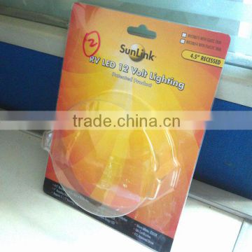 plastic thermoforming clamshell blister cover