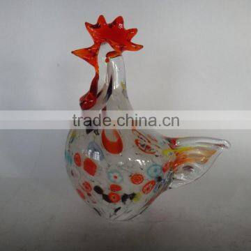 Handmade Glass Rooster photo-3