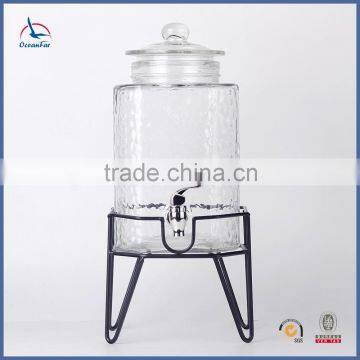 Best Selling Glass Honey Dispenser High Quality Wholesale Glass Beverage Dispenser