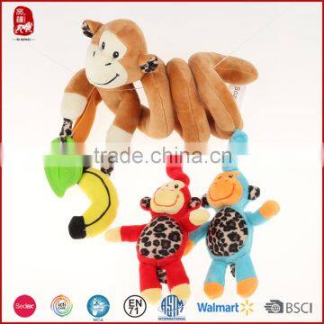 Cute design bayb bed hang toy musical instruments hot selling baby plush toy CHINA factory toys