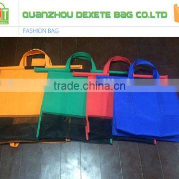 wholesale design your own reusable cart bag grab bag trolley bag