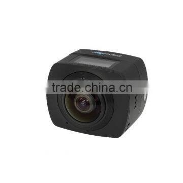 2016 newest 360 camera Full-Viewing sport dv 220 degree Fisheye Super wildangle Lens action camera