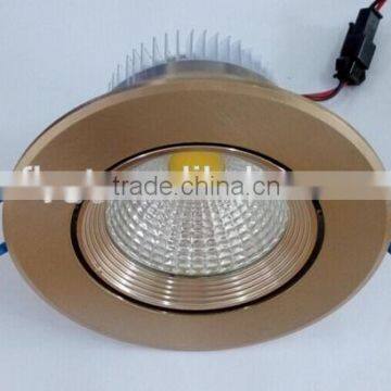 New design Golden 3W 5W 7W 9W 12W 18W led downlight with CE