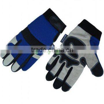 Heat Resistant Pig Grain Leather Palm Mechanic Work Glove