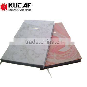 Custom design paper marble notebooks