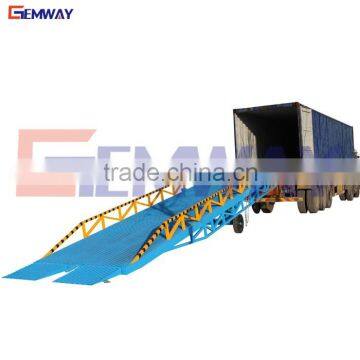 China warehouse truck hydraulic dock ramp for container