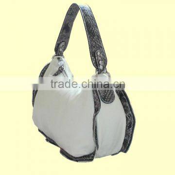 2016 Fashion Women Bag Lady Wholesale Cheap White Mix Black Color Handbags