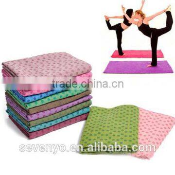 Eco Friendly Flower Yoga Mat Towel YT-001